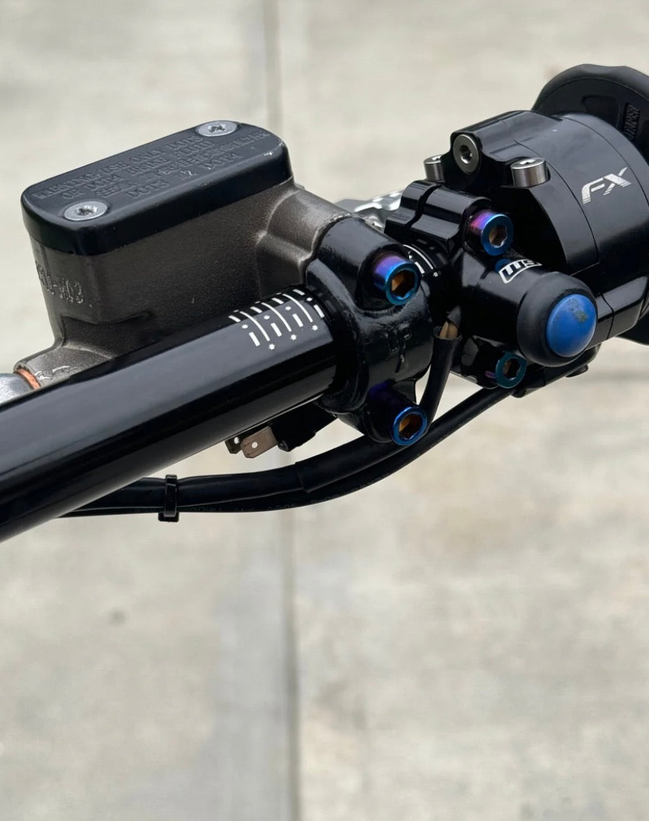 Ultra bee hand brake titanium bolts